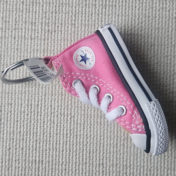 Converse Pink Mini Shoe Keychain - Picture 2 of 9